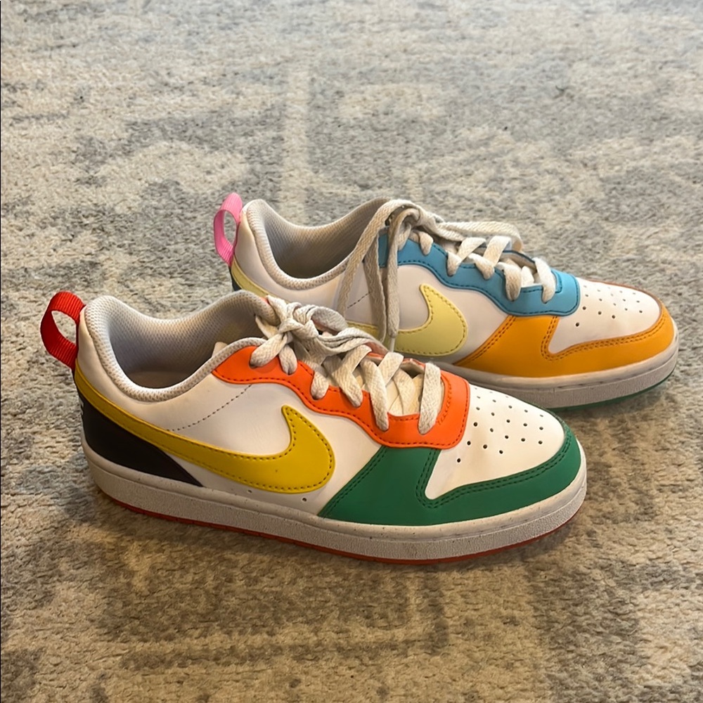 KIDS' NIKE BIG KID COURT BOROUGH LOW RECRAFT SNEAKERS